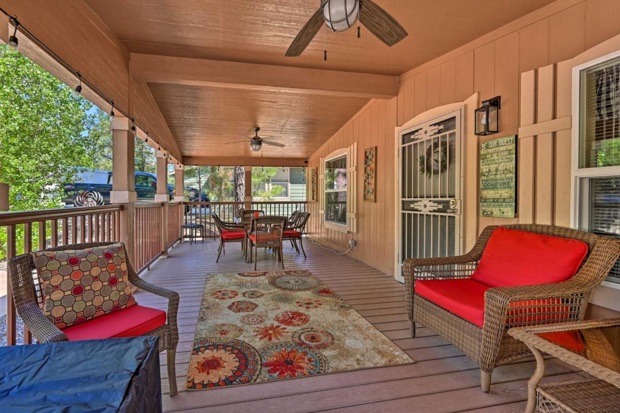 Munds Park Cabin Retreat With Deck And Fire Pit! Exteriör bild